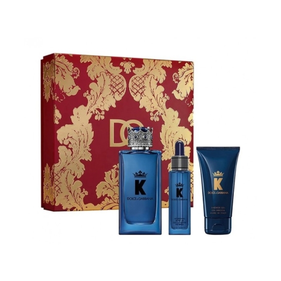 Dolce&Gabbana K Eau De Parfum 100ml + Olio Barba + Shower Gel Cofanetto