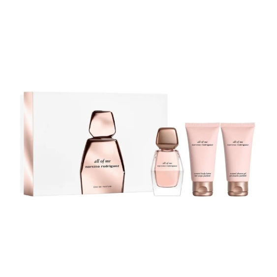 Narciso Rodriguez All Of Me 50 ml + Body Lotion + Shower Gel Cofanetto