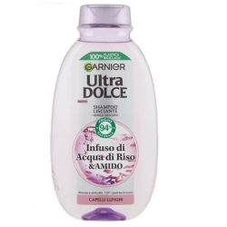 Garnier Ultra Dolce Shampoo Lisciante Acqua Di Riso & Amido 400 ml