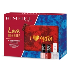 Rimmel Love Message Nail Kit Smalto 60 Seconds Super Shine + Base & Top Coat