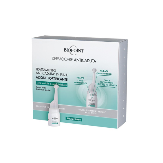 Biopoint Dermocare Anticaduta Trattamento In Fiale Uomo 20 fiale
