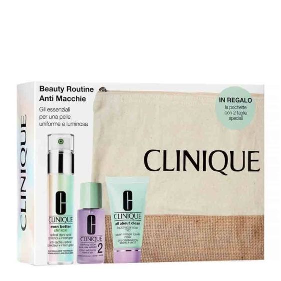 Clinique Beauty Routine Anti-Macchie Cofanetto Detersione + Idratazione