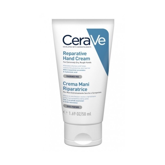CeraVe Crema Mani Riparatrice Per Mani Secche E Screpolate 50 ml