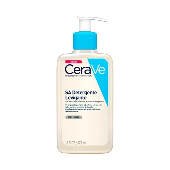 CeraVe SA - Detergente Levigante Per Pelli Secche, Ruvide e Screpolate 473 ml