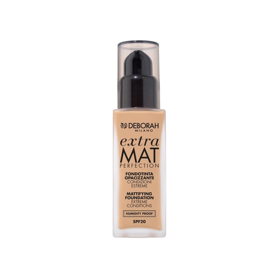 Deborah Extra Mat Perfection Fondotinta Fluido Opacizzante Spf20 - 3 Sand