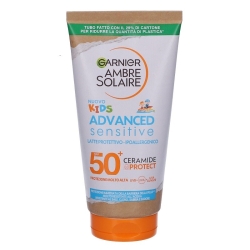 Garnier Ambre Solaire Kids Advanced Sensitive SPF50+ Latte Protettivo Ipoallergenico 175 ml
