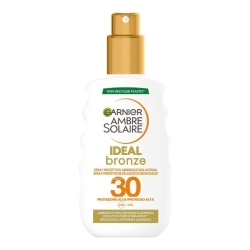 Garnier Ambre Solaire Ideal Bronze SPF30 Spray Protettivo Abbronzatura Intensa 200 ml