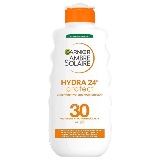 Garnier Ambre Solaire Hydra 24H Protect SPF30 Latte Protettivo 200 ml