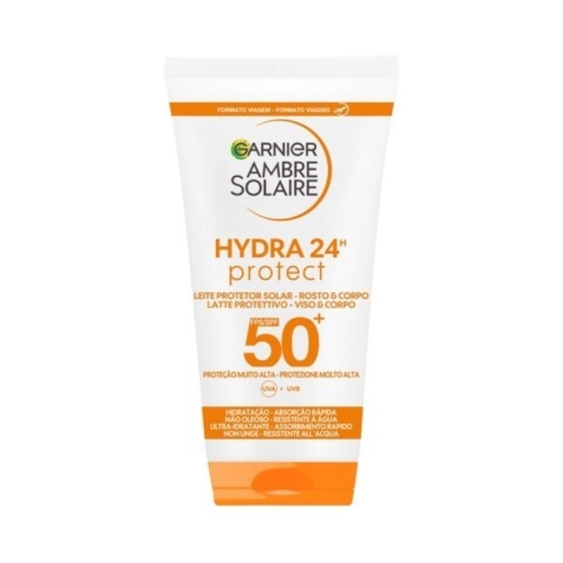 Garnier Ambre Solaire Hydra 24H Protect SPF50+ Latte Protettivo Formato Viaggio 50 ml