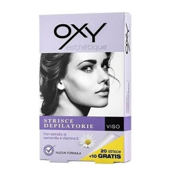 Oxy Strisce Depilatorie Per Il Viso 30 pz