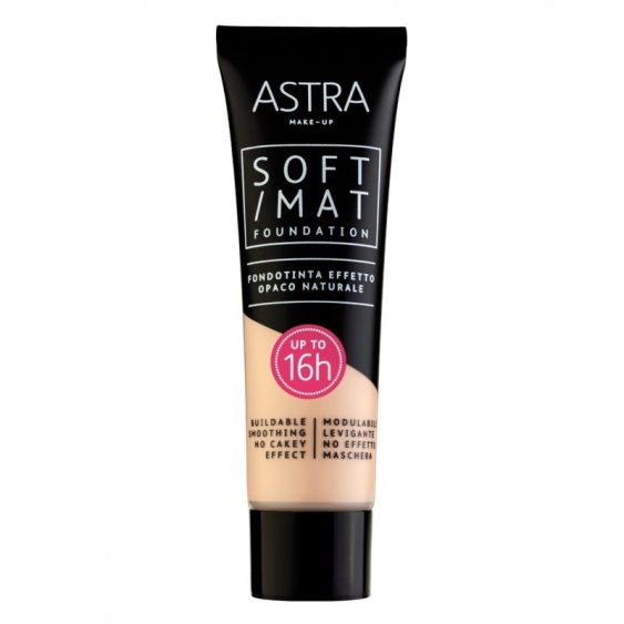 Astra Soft Mat Foundation Fondotinta Opaco 1 Cloud