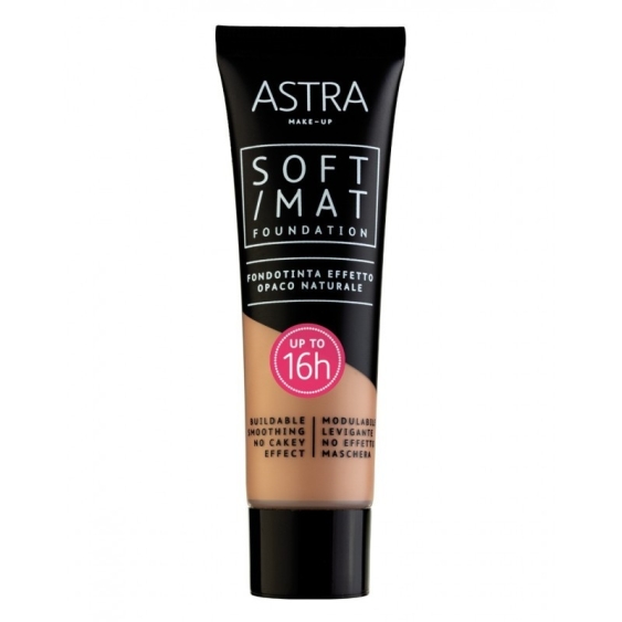 Astra Soft Mat Foundation Fondotinta Opaco 7 Cinnamon