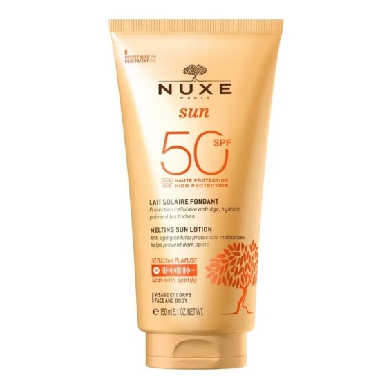 Nuxe Sun Latte Solare Fondente SPF50 Viso E Corpo 150 ml