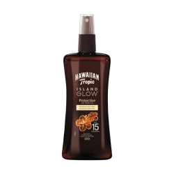 Hawaiian Tropic Island Glow Protective Olio Secco Spray SPF 15 200 ml