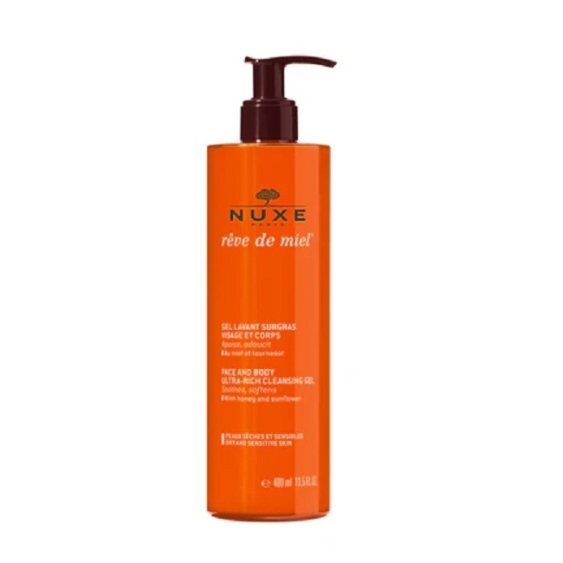 Nuxe Rêve De Miel Gel Detergente Liporestitutivo Viso E Corpo 400 ml