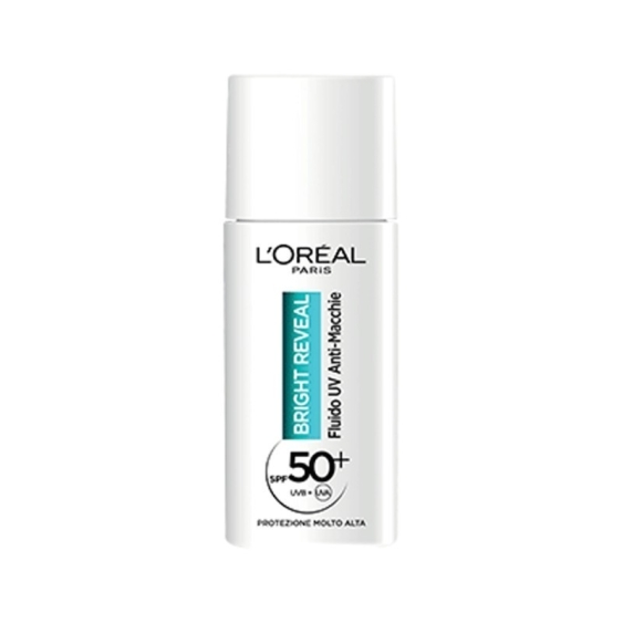 L'Oreal Paris Bright Reveal Fluido UV Anti-Macchie SPF50+ 50 ml