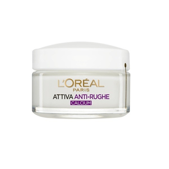 L'Oreal Paris Attiva Antirughe 55+ Calcium Giorno E Notte Trattamento Riparatore Anti-Rughe 50 ml