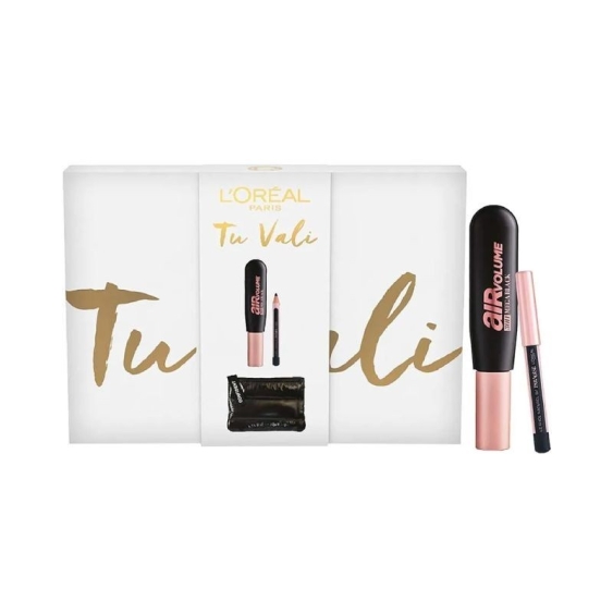 L'Oreal Paris AirVolume 30H Mega Black Mascara + Matita Occhi Cofanetto Makeup