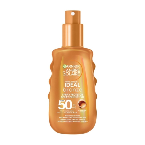 Garnier Ambre Solaire Ideal Bronze SPF50 Spray Protettivo 150 ml