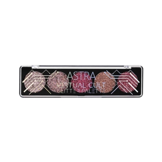 Astra Virtual Cult Palette Occhi Glitter - 02 Pink Metamorphosis
