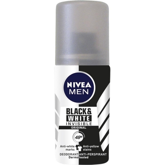 Nivea Men Black & White Invisible Original Deodorante Spray Mini 35 ml