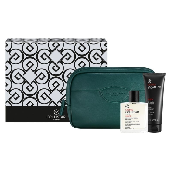 Collistar Dopobarba Pelli Sensibili + Gel Doccia Tonificante Cofanetto Uomo