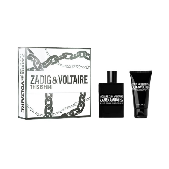 Zadig & Voltaire This Is Him! Eau De Toilette 50 ml + Shower Gel Cofanetto