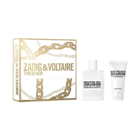 Zadig & Voltaire This Is Her! Eau De Parfum 50 ml + Body Lotion Cofanetto