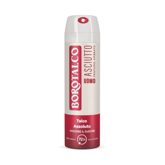 Borotalco Asciutto Profumo Ambrato Deo Spray Uomo 150 ml
