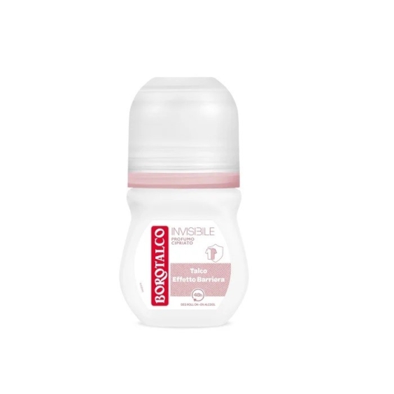 Borotalco Invisibile Profumo Cipriato Deo Roll-On Effetto Barriera 50 ml