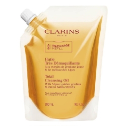 Clarins Total Cleansing Oil Olio Viso Ultra-Detergente Ricarica 300 ml