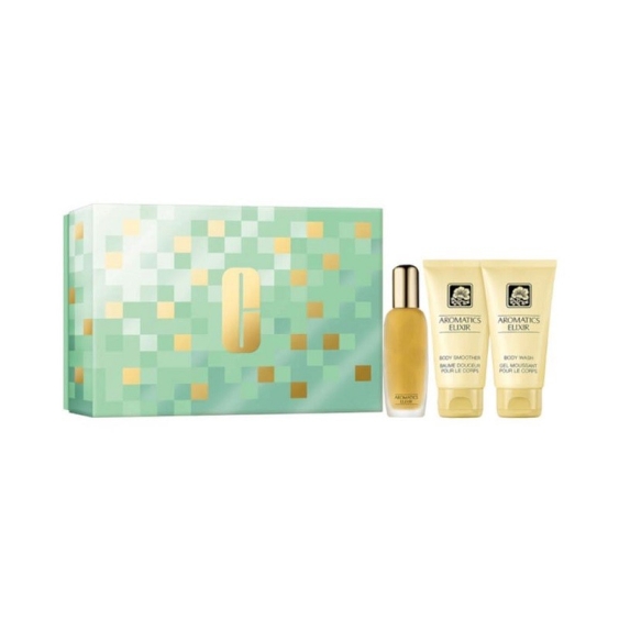 Clinique Aromatics Elixir Eau de Parfum 45 ml + Body Wash + Body Smoother Cofanetto