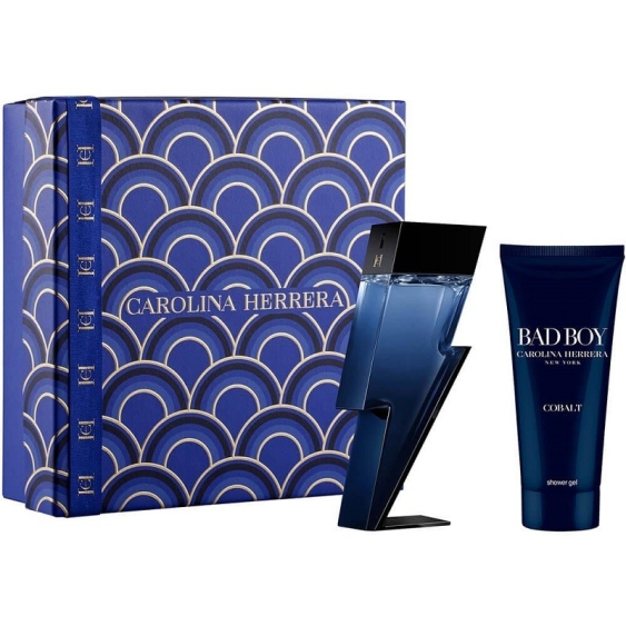 Carolina Herrera Bad Boy Cobalt Eau De Parfum Électrique 100 ml + Shower Gel Cofanetto