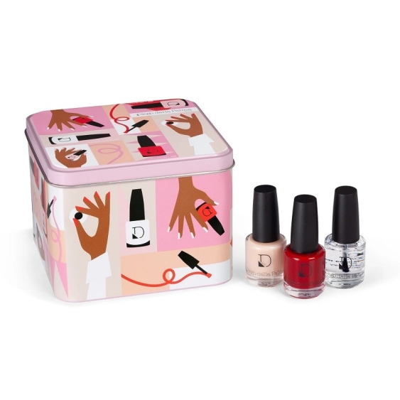 Diego Dalla Palma Nails Kit Base Trasparente 201 + Summer Rain 204 + Into The Red 236 Cofanetto