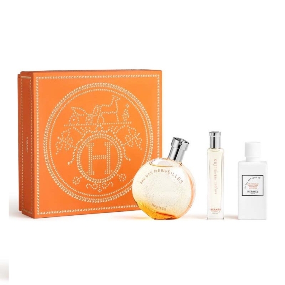 Hermès Eau des Merveilles Eau de Toilette 50 ml + 15 ml + Body Lotion Cofanetto