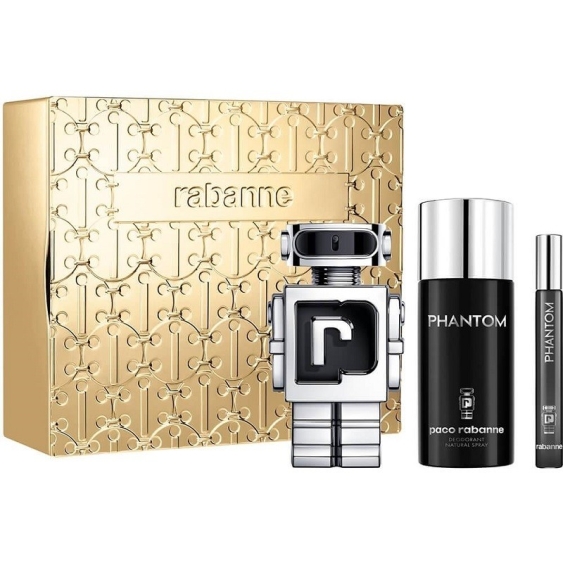 Paco Rabanne Phantom Eau De Toilette 100 ml + 10 ml + Deo Spray Cofanetto