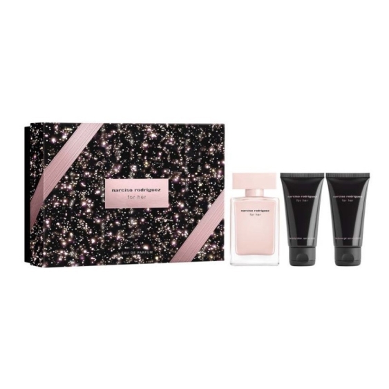 Narciso Rodriguez For Her Eau De Parfum 50 ml + Body Lotion + Shower Gel Cofanetto