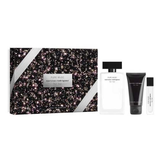 Narciso Rodriguez For Her Pure Musc Eau De Parfum 100 ml + 10 ml + Body Lotion Cofanetto
