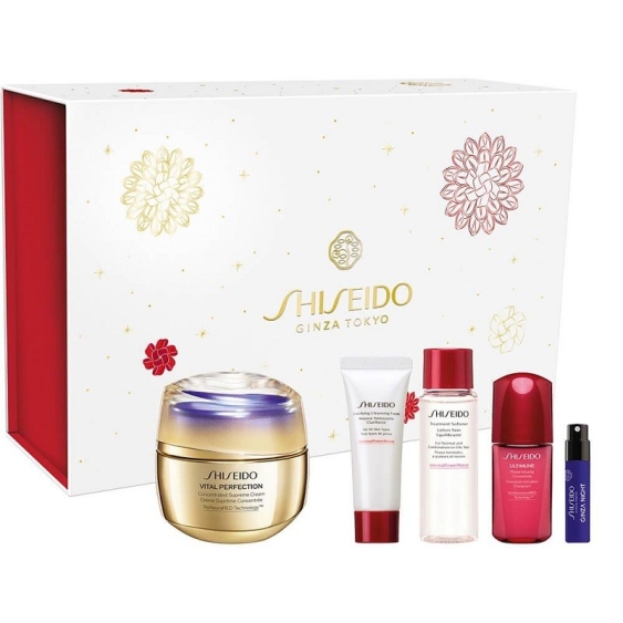 Shiseido Vital Perfection Lifting, Sculpting & Redensifying Ritual Cofanetto Viso Anti-Età