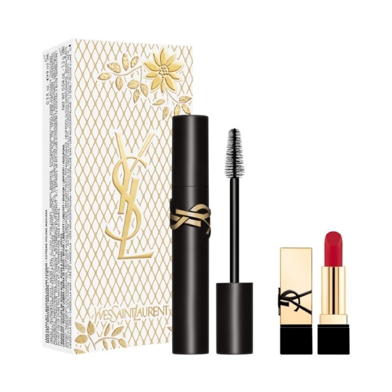 Yves Saint Laurent Lash Clash Mascara + Mini Rouge Pur Couture Cofanetto