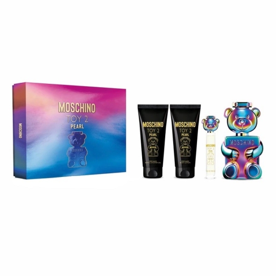 Moschino Toy 2 Pearl Eau De Parfum 100 ml + 10 ml + Shower Gel + Body Lotion Cofanetto