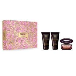 Versace Crystal Noir Eau De Parfum 50 ml + Shower Gel + Body Lotion Cofanetto