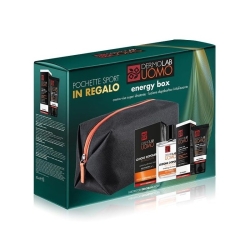 Dermolab Uomo Energy Box Crema Viso Super Idratante 50 ml + Lozione Dopobarba Rivitalizzante 100 ml