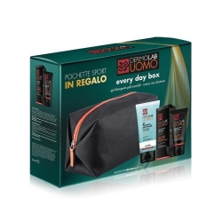 Dermolab Uomo Every Day Box Crema Viso Idratante 50 ml + Gel Detergente Pelli Sensibili 150 ml