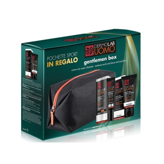Dermolab Uomo Gentlemen Box Crema Viso Super Idratante 50 ml + Contorno Occhi 15 ml