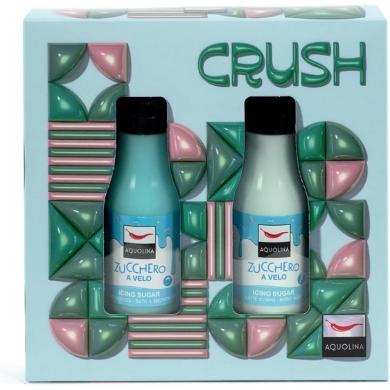 Aquolina Crush Zucchero A Velo + Bagno Doccia + Latte Corpo Cofanetto