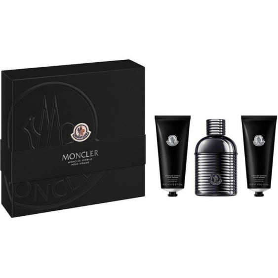 Moncler Sunrise Pour Homme Edp uomo 100 ml + gel doccia 100 ml + Shampoo 100 ml