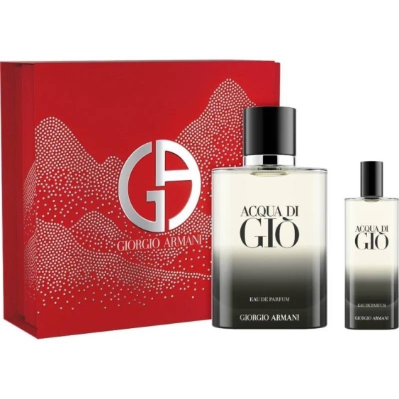 Giorgio Armani Acqua Di Giò Pour Homme Eau De Parfum 100 ml + Travel Size 15 ml Cofanetto