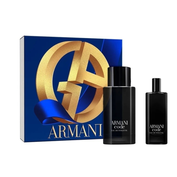 Giorgio Armani Armani Code Pour Homme Eau De Toilette 75 ml + Travel Size 15 ml Cofanetto