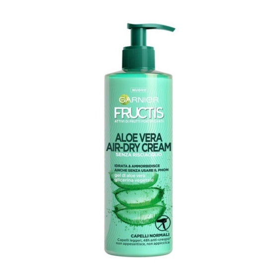 Garnier Fructis Aloe Vera Air Dry Cream Trattamento Idratante Senza Risciacquo 400 ml